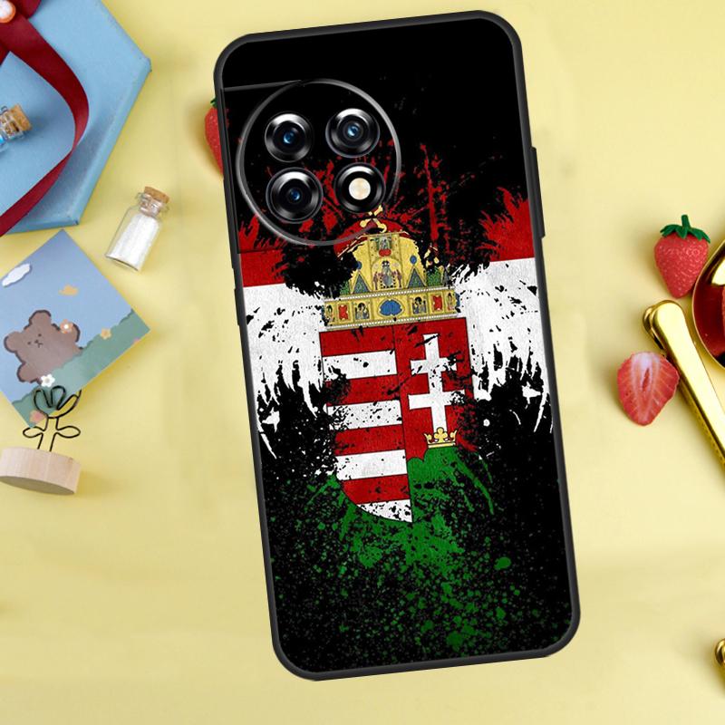 Hungary Flag Cover For OnePlus 13 13R 12 12R 11 10 Pro 8T 10T OnePlus Nord 4 CE 2 3 Lite N30 N20 N10 Case
