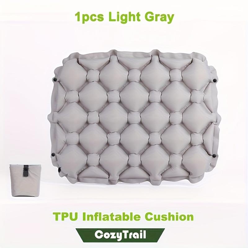 

1 шт. Ультралегкое складное портативное сиденье-подушка - Прочное нейлоновое зеленое VIP-сиденье для кемпинга на открытом воздухе, путешествий и пеших походов серый