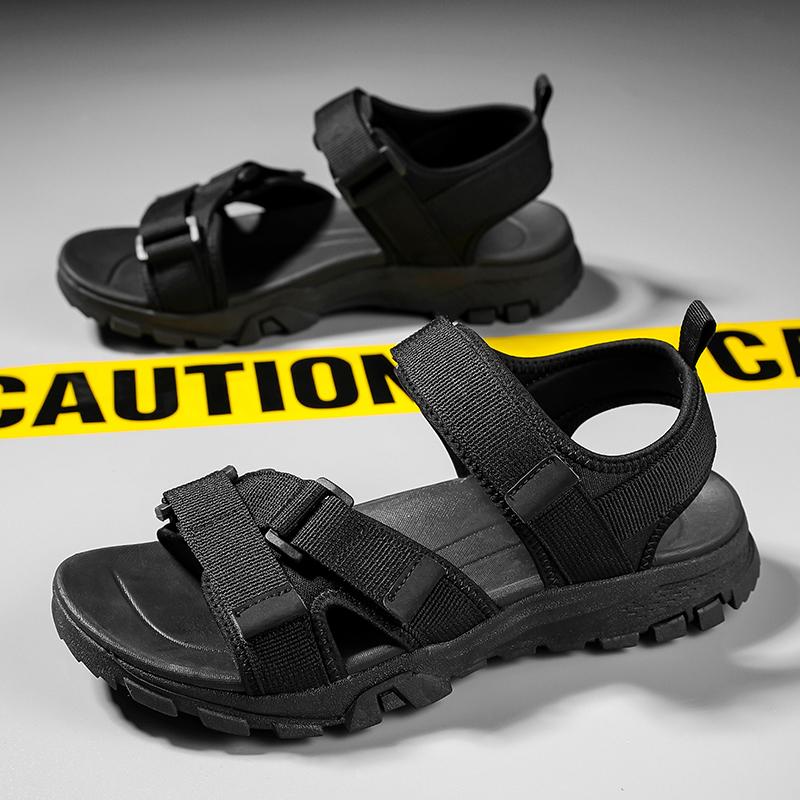 Fashion Fashion Men's Sandals Summer Soft Beach Comfortable Sandals Outdoor Men Open Toe Roman Casual Beach Sandals Size 45