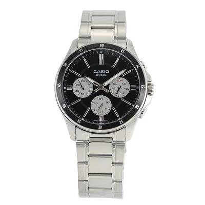 CASIO STANDARD MTP-1374D-1A3 Silver/Black Men's