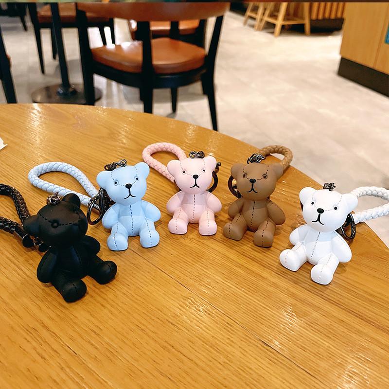 Resin Soft Colorful Bear Keychain Perfect For Gifts And Personal Use
