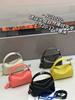 2025 Large Capacity Korean Style Soft Genuine Leather Cheese Handheld Underarm Bag - Light Luxury Casual Niche Design
