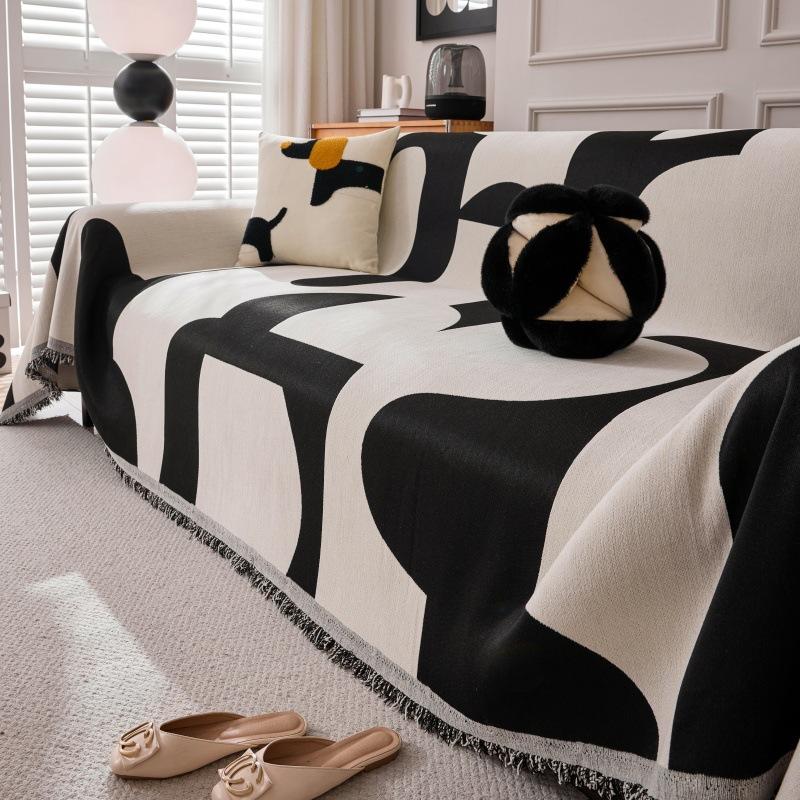 

Диванний рушник із синелі Всесезонне Все включено Чохол для дивана Пилозахисний чохол Вітальня Суцільний чохол для дивана Тканина Подушка 180*260cm