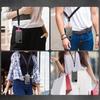 Universal Luminous Colorful Cartoon Phone Chain Pad Cellphone Lanyard Strap Mat Phone Hanging Patch For Iphone