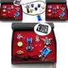 Stunning Black Butler Kuroshitsuji Ciel Phantomhive Cosplay Rings Necklace And Ear-nail Set For Fashion Enthusiasts