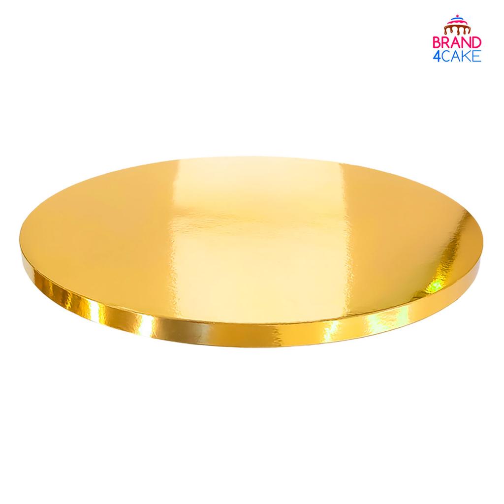 Cake Board Base Gold 25 1.2 Set 5 pcs Cake Drum Round Luxe Brand4Cake