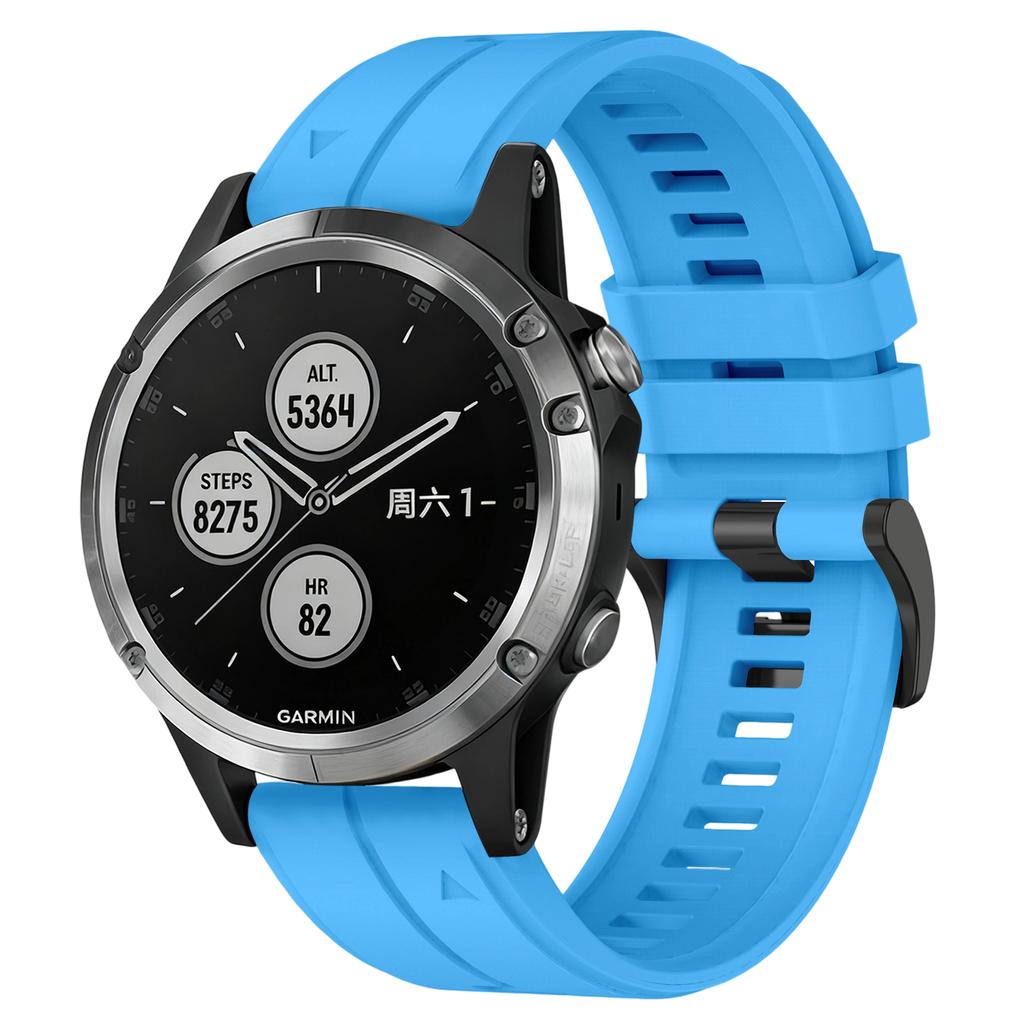 20/22/26mm Quick Fit Band for Garmin Fenix 5/Fenix 8 Pro 47/51MM Light Silicone Sports Watch Strap for 20/22/26mm Quick Fit