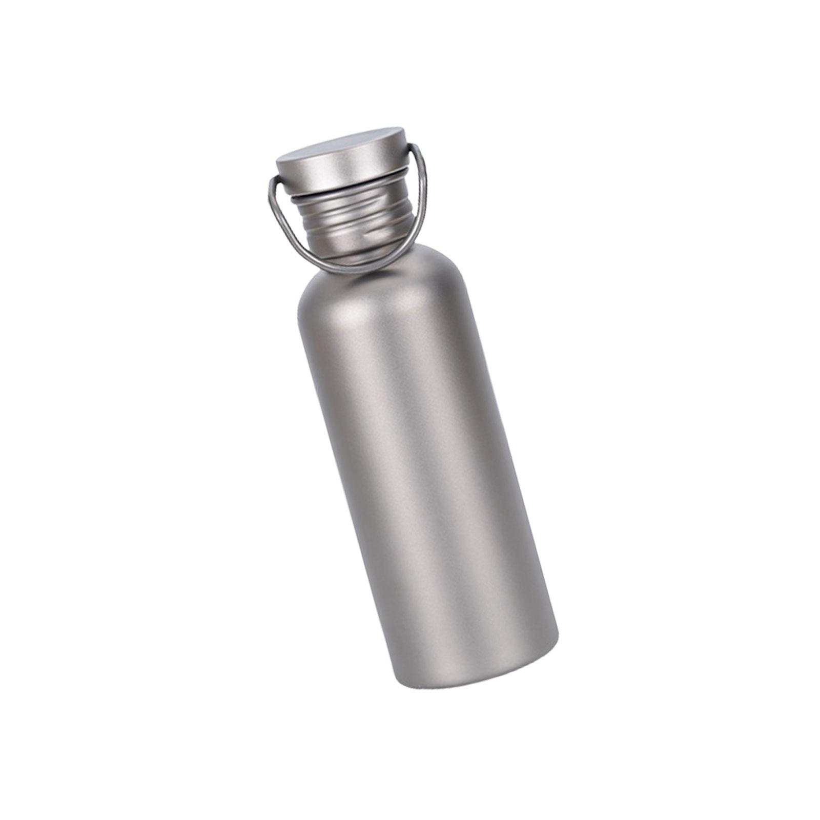 

Titaniums Water Bottle Outdoor Camping Flask Sports Cycling Hiking Water Bottle with Lid Wide Mouth Water Drink Bottle
