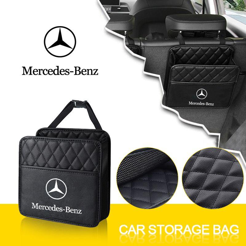 Car Storage Bag Multi-function Seat Back Storage Pocket Suspension for Mercedes Benz AMG GLA W212 W204 W211W168 W213 W205 W210 W124