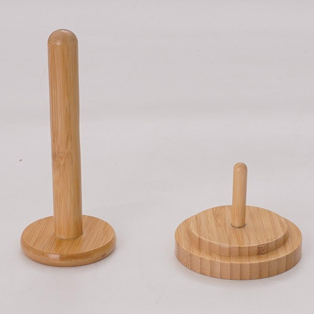 Detachable Base Wooden Yarn Holder Manual Dispenser Vertical Rotating Yarn Spool Organizer Handmade Craft Yarn Winder