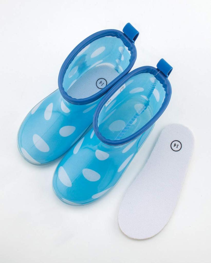 Skater Rain Boots Shoes Rubber Boots for Children Shimajiro Reflective Tape Included 14cm RIBT1