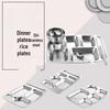 Stainless Steel Divided School Cafeteria Meal Tray