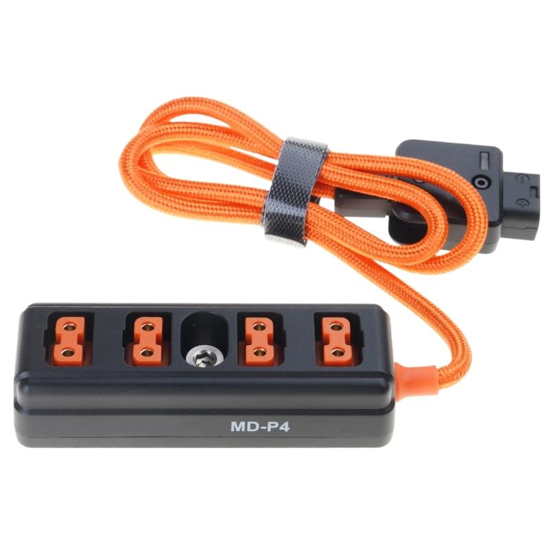60cm D Tap Splitter Cable 1 Male To 4 Female Port Wide Compatibilites Equipment Battery Power Supply