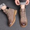 Stivali Martin Autunno Inverno Uomo Scarpe Alte Stile Britannico Tuttofare Stivali da Lavoro Outdoor Stivali da Neve Uomo Stivali a Metà Polpaccio Uomo