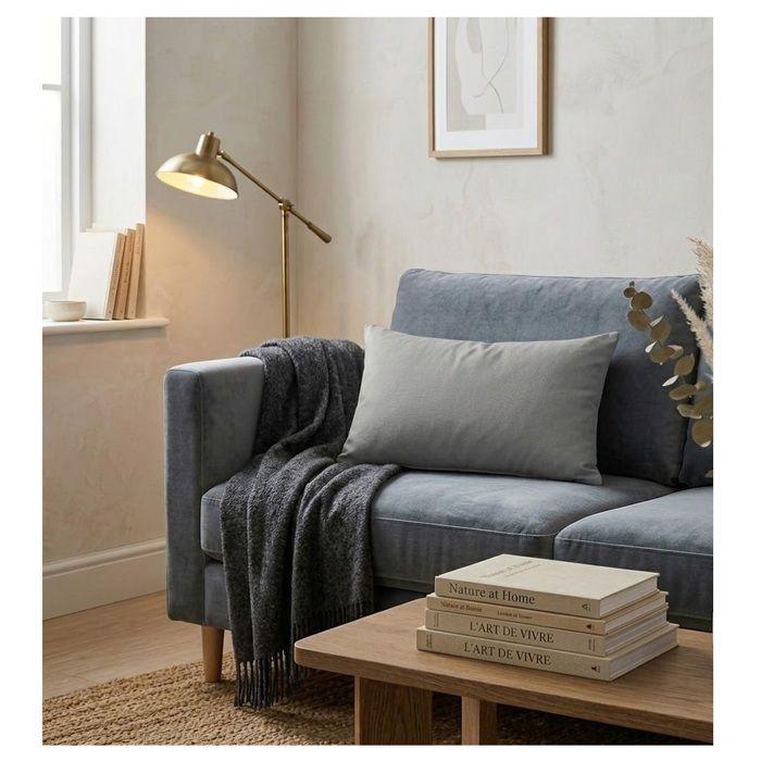 Coussin polyester uni 30 x 50 cm Pop color mastic