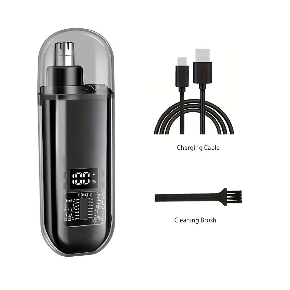 

1PACK This portable nose hair trimmer features a washable blade head and a 30-day battery life. It is suitable for daily business trips and travels чёрный
