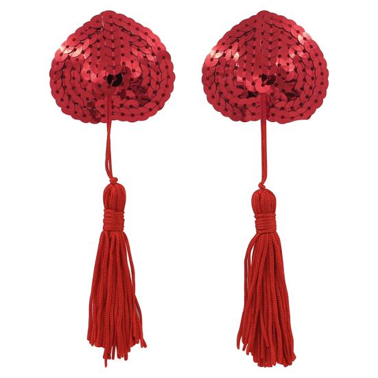 Sexy Femei Bling paiete ciucuri piept petale sutien sfarcului capac pasties autocolant