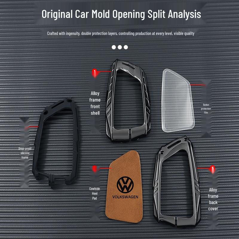 Volkswagen Teramont Pro 2025 & Lamando L Key Case: Unisex Car-Specific Protective Shell