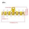 1Pcs 4/6/8Pins Turret Board Tube Amplifier DIY Guitar AMP Cabinet Terminal Lug Board Vintage Audio Parts Radio DAC Fitting