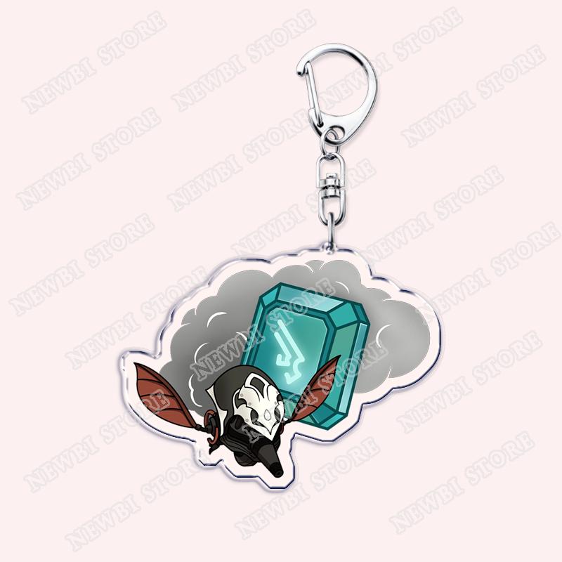 Hot Game Keychains for Accessories Bag FFXIV Samurai Red Black Mage Summoner Gunbreaker Dancer Keyrings Machinist Fans Gifts