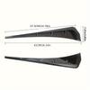 1 Pair Universal Automobile Fender Stickers-Air Outlet Decals Simulating Side Protection