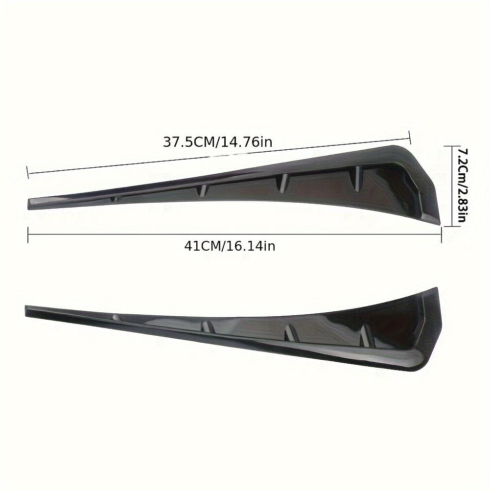 1 Pair Universal Automobile Fender Stickers-Air Outlet Decals Simulating Side Protection