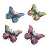 4 Pcs Metal Butterfly Wall Decor Multifunctional Hanging Decoration Butterfly Wall Hanging  Balcony