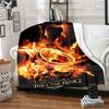 1pc The One Ring Fire Amazon Prime Video Cartoon Blanket,Portable Throw for Travel & Camping, All Season Cozy Blanket,Ideal Gift