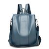 Anti-theft Leather Backpack Women Vintage Shoulder Bag Ladies High Capacity Travel Backpack School Bags Girls