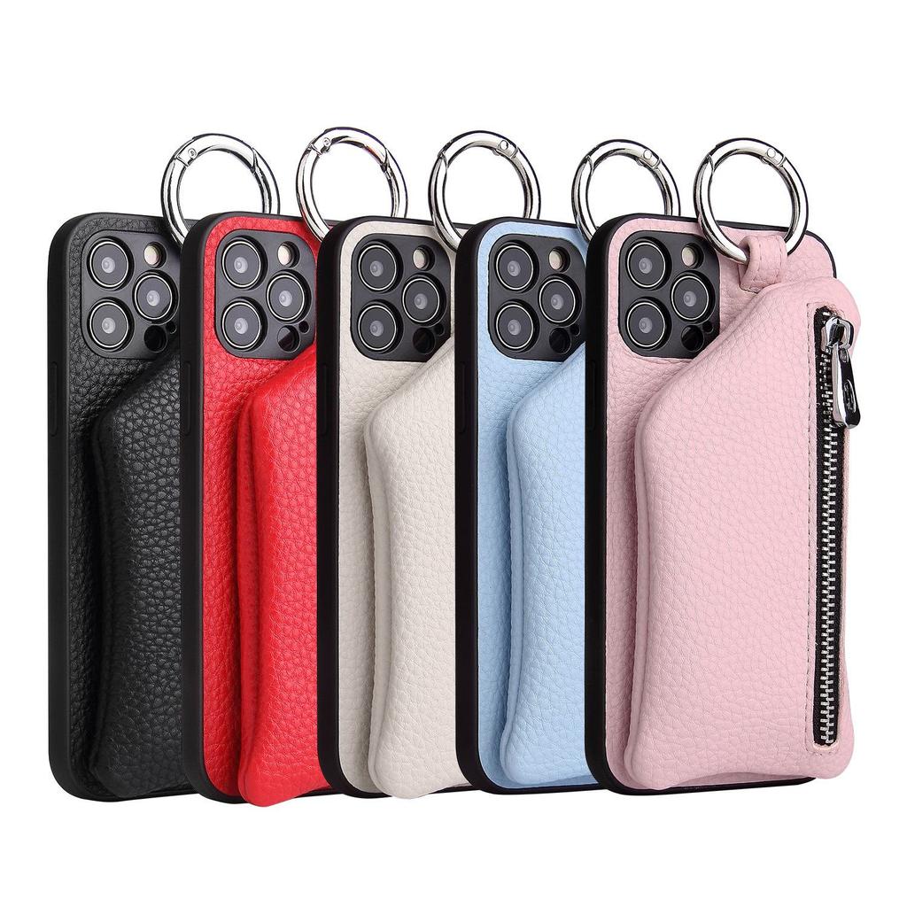 iPhone 14 Pro Max/13 Pro/12/11 Mobile Case with Crossbody Lanyard & Coin Purse