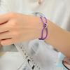 Metall-Schnallenringe Geflochtenes Seilarmband Handgemachtes Schnurarmband Schmuck Geschenk Verstellbare Freundschaft Partnerarmbänder