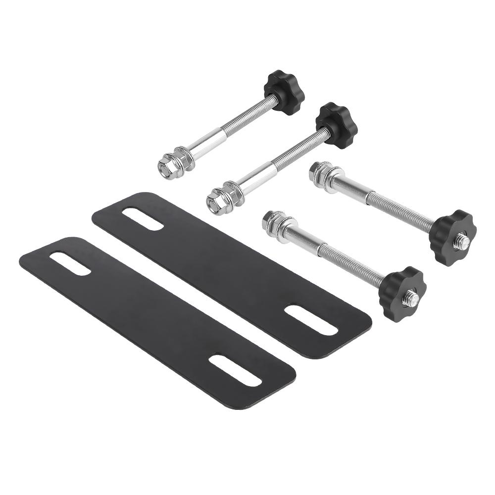 Universal For Recovery Tracks Car Mounting Pins Base Plates Kits for Traction Boards Fit with 4.72"-6.69" Hole Spacing