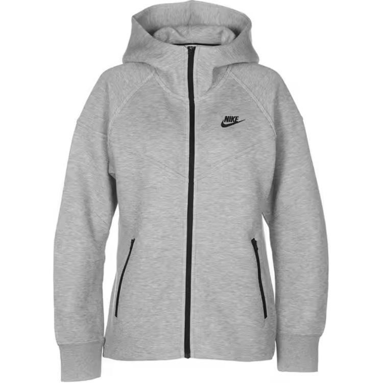 (WMNS) Nike Tech Fleece Full Zip Hoodie 'Grey' Women's FB8339-063