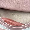 Used PRADA Prada Bifold Wallet Saffiano Pink Beige With Box