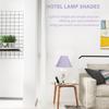 Small Linen Lampshade E14 E27 Light Socket Desk Lamp Wall Lamp Replacement Cover Retro Style Drum Lampshade Indoor Light