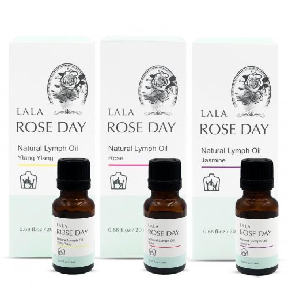 Lala Roseday Lymphatic Circulation Aroma Massage Oil 20ml ylang-ylang