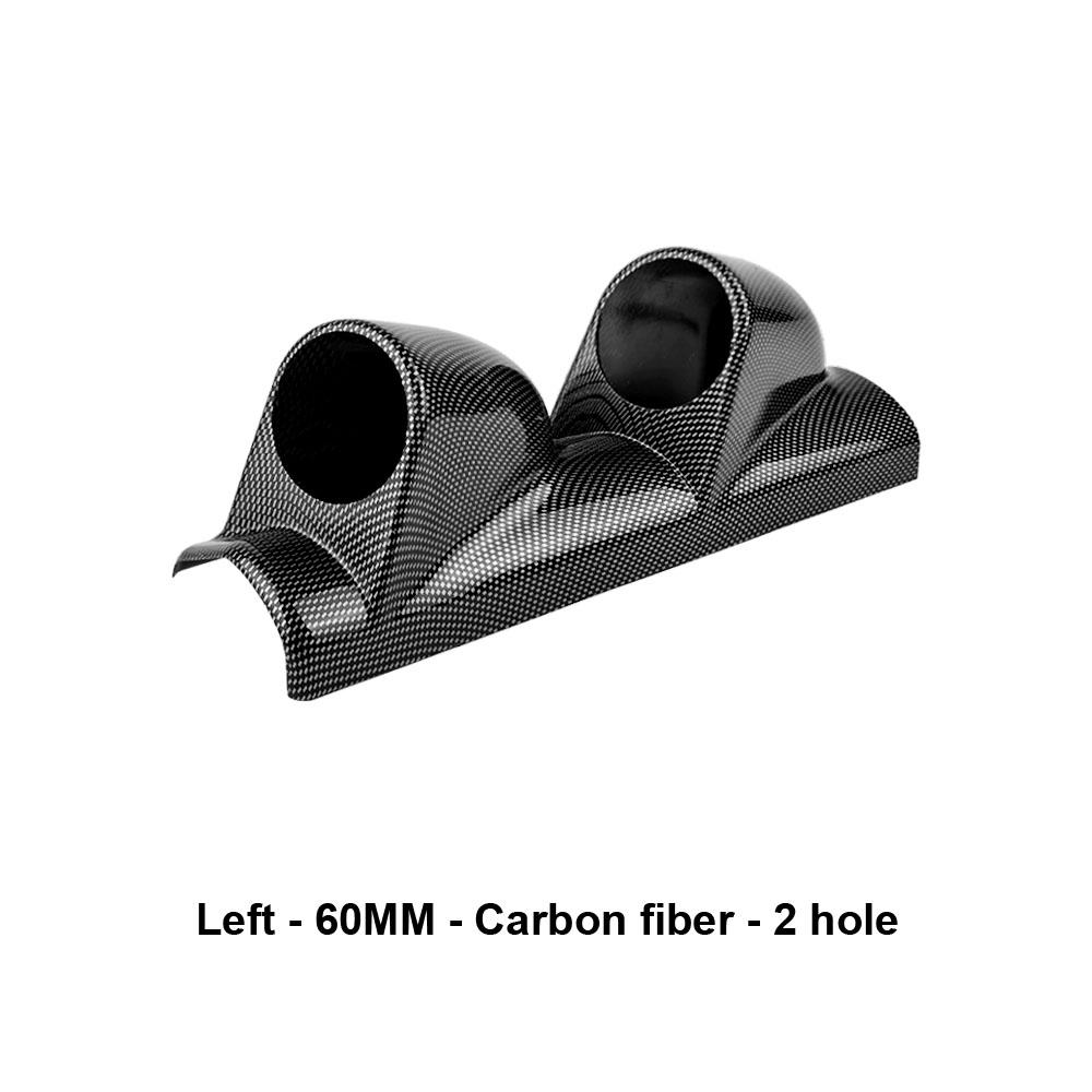 52/60mm Car Gauge Pod Holder Universal Most Car Black Single Double Trible Car Auto Modified Driver Left Hand Gauge Holder Pod