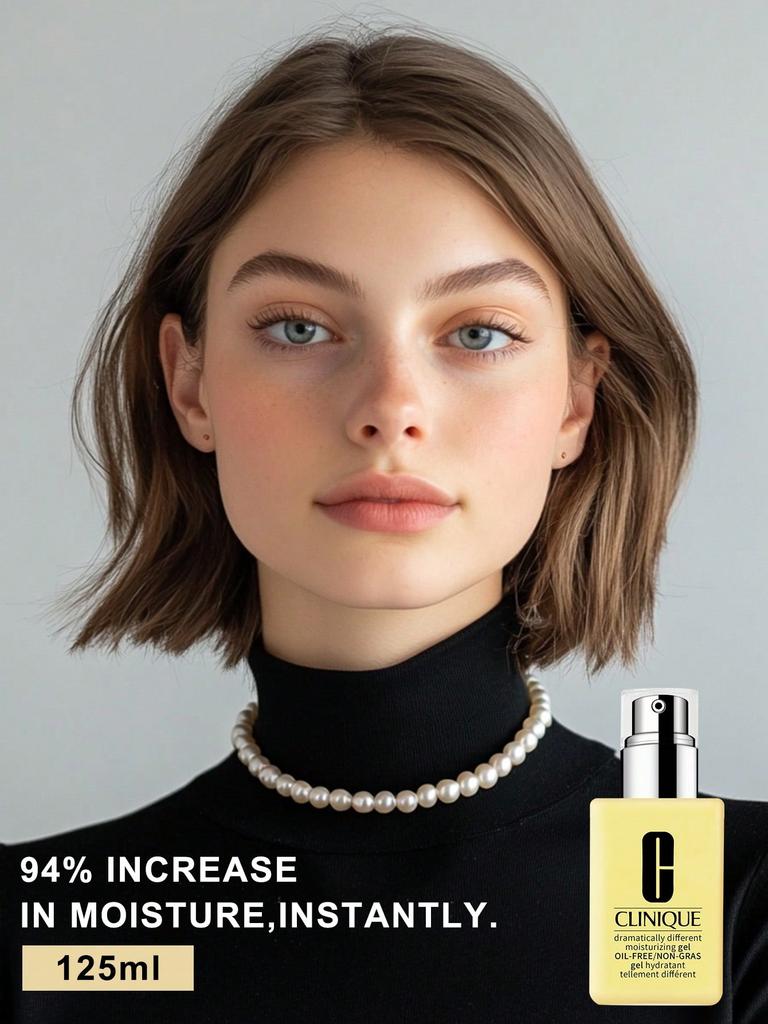 Clinique Dramatically Different Loção Hidratante+ Com Bomba 4.2 FL.OZ./125ML - Pele Mista a Seca