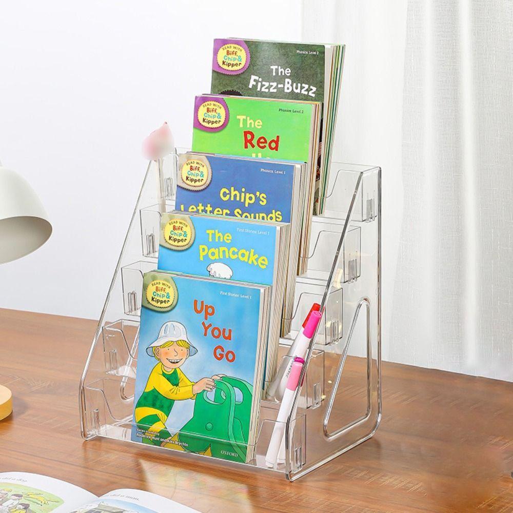 5 Tier Greeting Card Storage Rack Detachable Doll Figures Model Shelf  Birthday Card Display