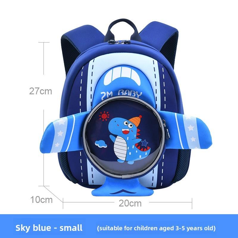 Cartoon Kids Backpack With Dacron For Preschool School Use