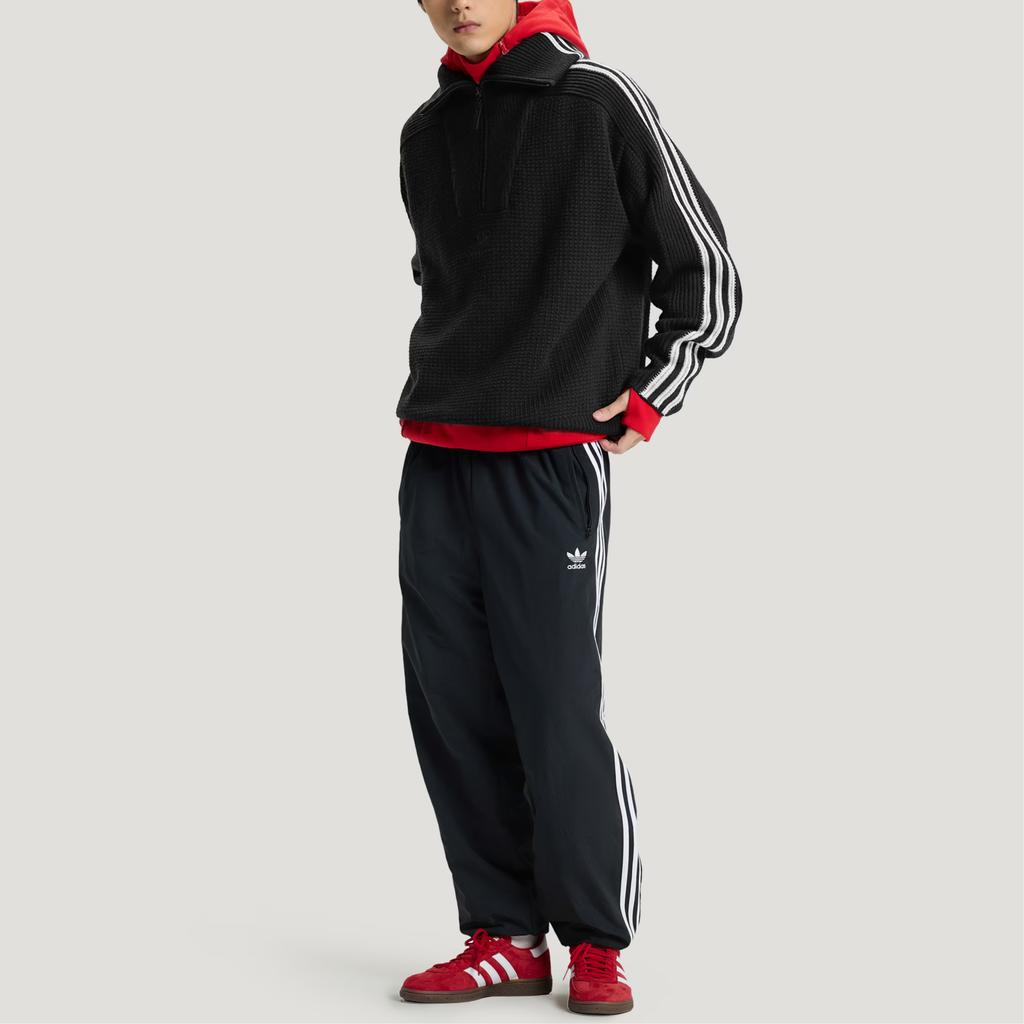 Adidas Originals FW25 Premium 3S Knitwear Half-Zip Sports Sweater Unisex Sweater KS5340