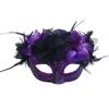Máscara de Plumas Máscara de Mascarada Máscara de Media Cara Máscara de Plumas Cosplay para Hombres Mujeres Mascarada Halloween Cosplay