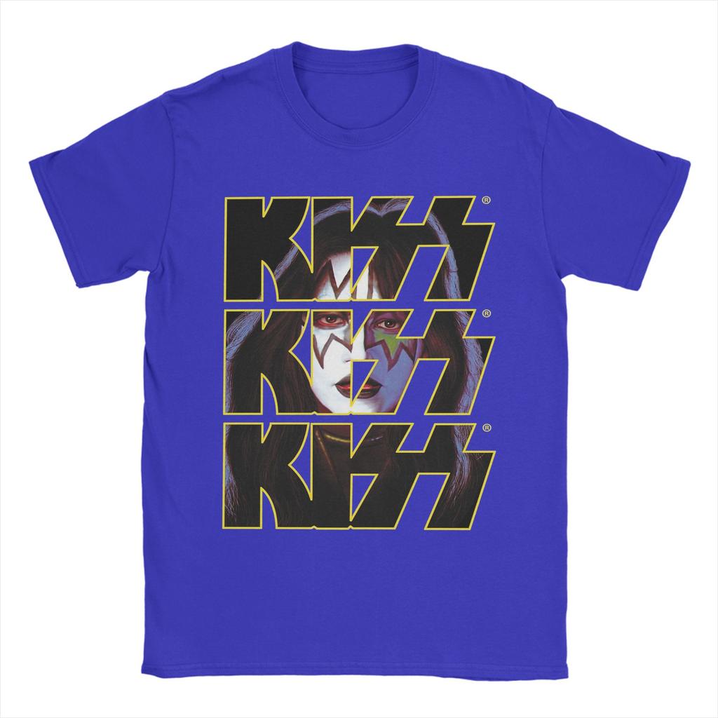Spaceman Ace Frehley T Shirts for Men Cotton Vintage T-Shirt Crew Neck  Tees Short Sleeve Tops Plus Size
