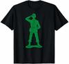 Green Army Soldier Graphic Tee, Salute Soldier Unisex Shirt, Military Inspired Casual Gift