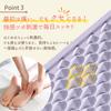 PLEAVIT Foot Reflexology Mat, Silicone Rubber, Shiatsu Mat, Shiatsu Board, Foot Massager, Gray