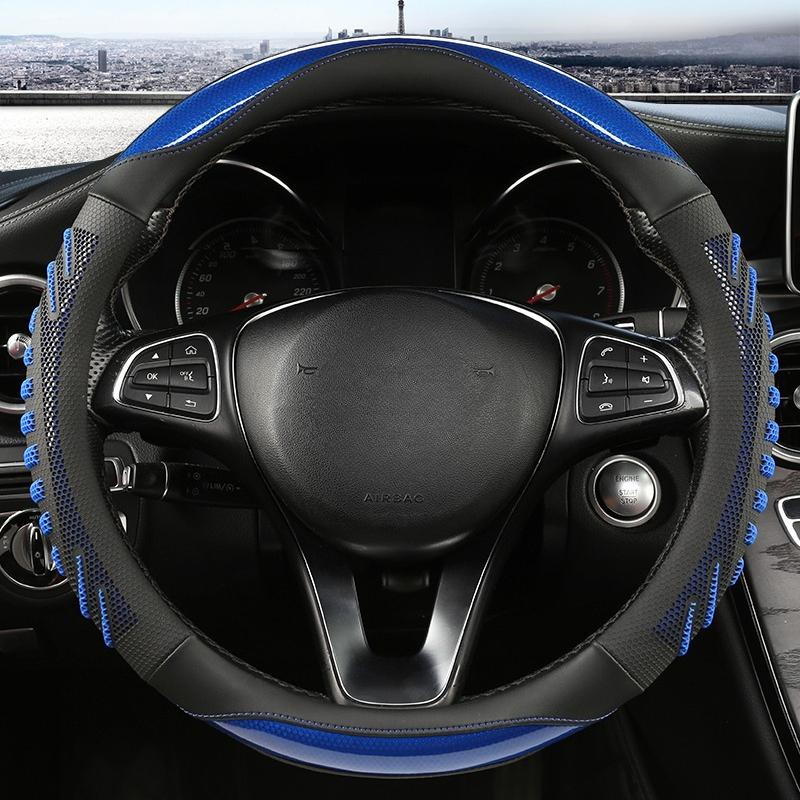 Coprivolante Tridimensionale a Nido d'Ape Copertura in Pelle Resistente con Rivestimento Antiscivolo Universale 14.5-15in