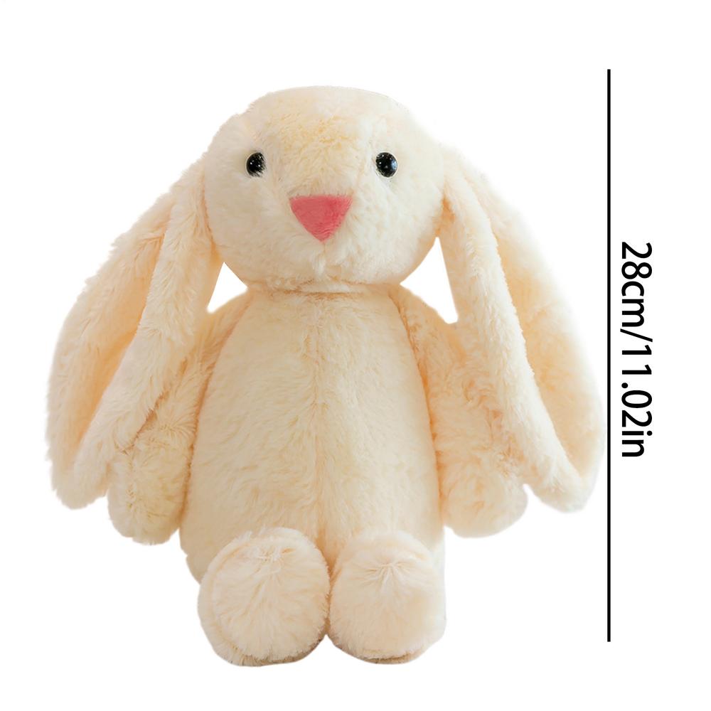 Cute Rabbit Plush Toy Soft Stuffed Long Ears Lop Bunny Doll Funny Baby's Sleeping Companion Delicate Home Decoration Kids Gifts