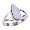 Natural Australian Opal Gemstone 925 Solid Sterling Silver Jewelry Ring S.7 B6A26