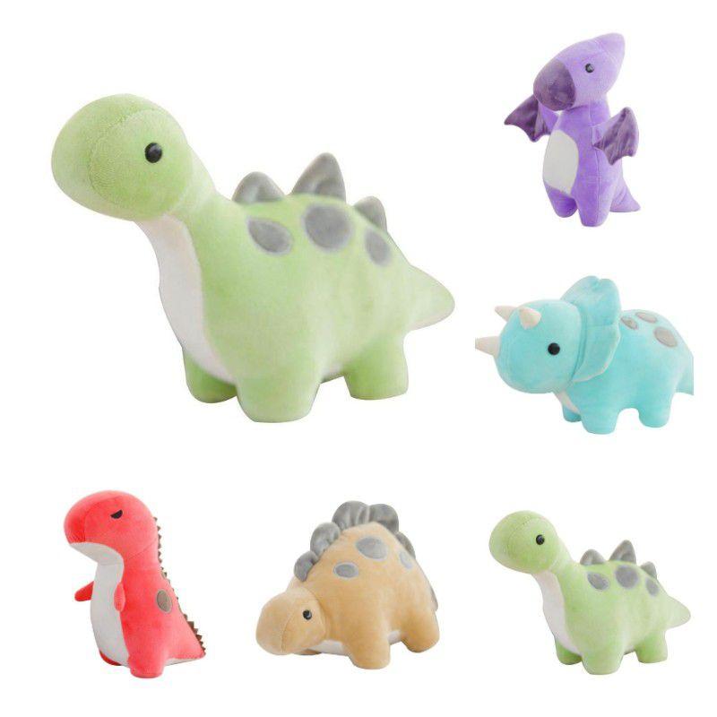 Adorable T-rex Triceratops Dinosaur Plush Toy For Kids Soft Squishy Stuffed Animal Doll