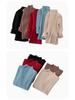 Korean Style Kids' Half-High Neck Sweater: Versatile Knitwear for Autumn/Winter